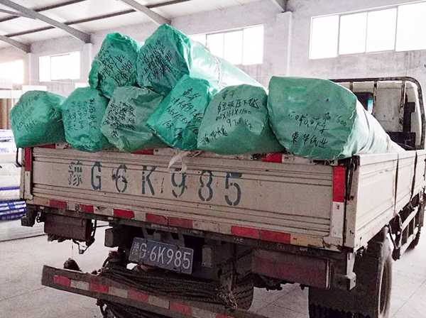 發往山東客戶動態